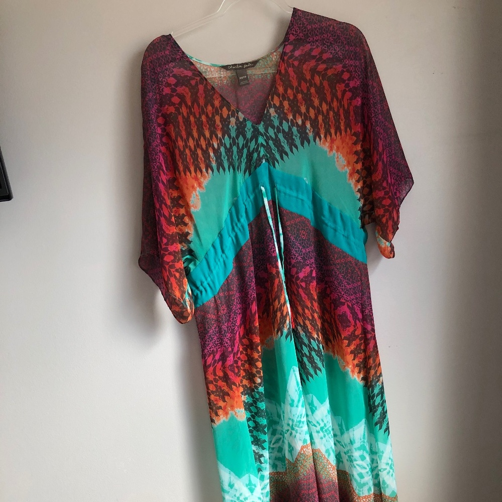 Bohemian Cover Up Dress Size XS - Large